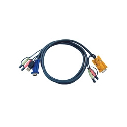 Kabel HD15 - SVGA + mysz + klawiatura USB + Audio 1.8m