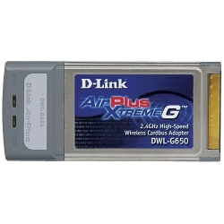 D-Link AirPlus Karta Wireless PCMCIA 54Mb 802.11g
