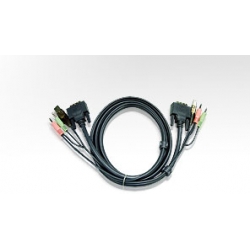 Kabel DVI/USB + Audio 5.0m