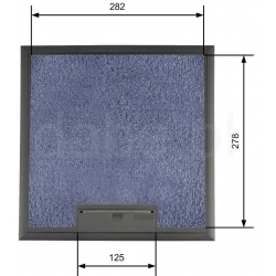 Puszka podłogowa floor box 294x294mm 12 gniazd podłoga techniczna 15-35 wykładzina 5mm