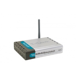D-LINK Wireless Router 54Mbps 1xWAN 4xLAN 10/100