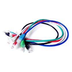 Patchcord UTP cat.5e 2xRJ45 zielony 0,5m (IC) Telegartner