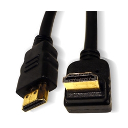 Kabel HDMI / HDMI 1.8m Kątowy typ SB